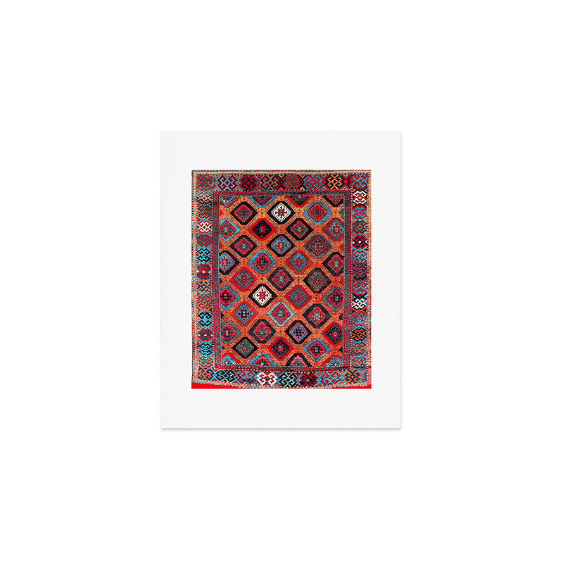 Sarkisla Sivas Kurdish Anatolian Rug Art Print Gallery Image 1