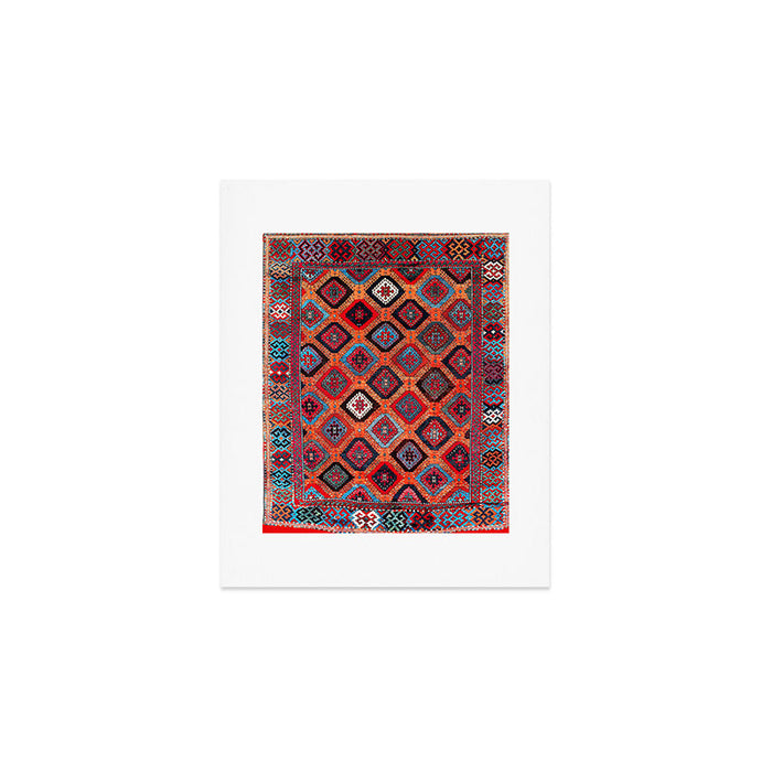 Sarkisla Sivas Kurdish Anatolian Rug Art Print Gallery Image 1