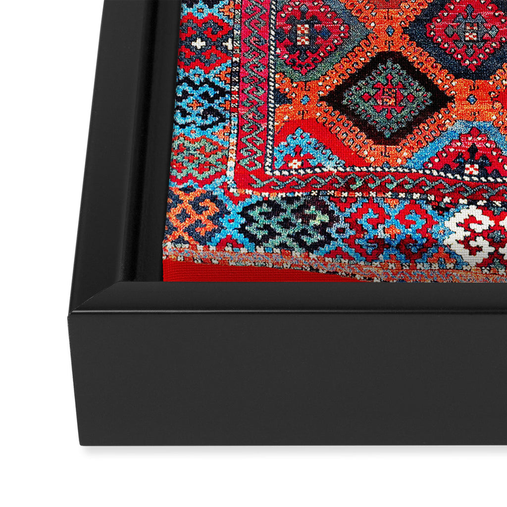 Sarkisla Sivas Kurdish Anatolian Rug Framed Canvas Print Gallery Image 3