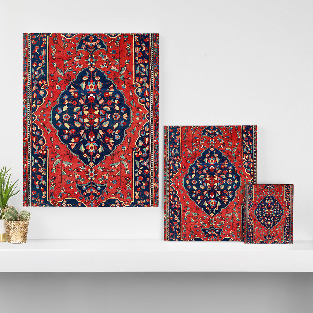 Sarough Farahan Arak West Persian Rug Print Canvas Print Gallery Image 3