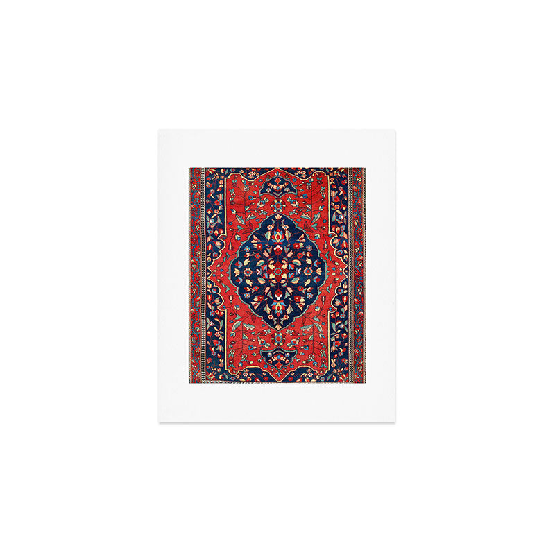Sarough Farahan Arak West Persian Rug Print Art Print Gallery Image 1