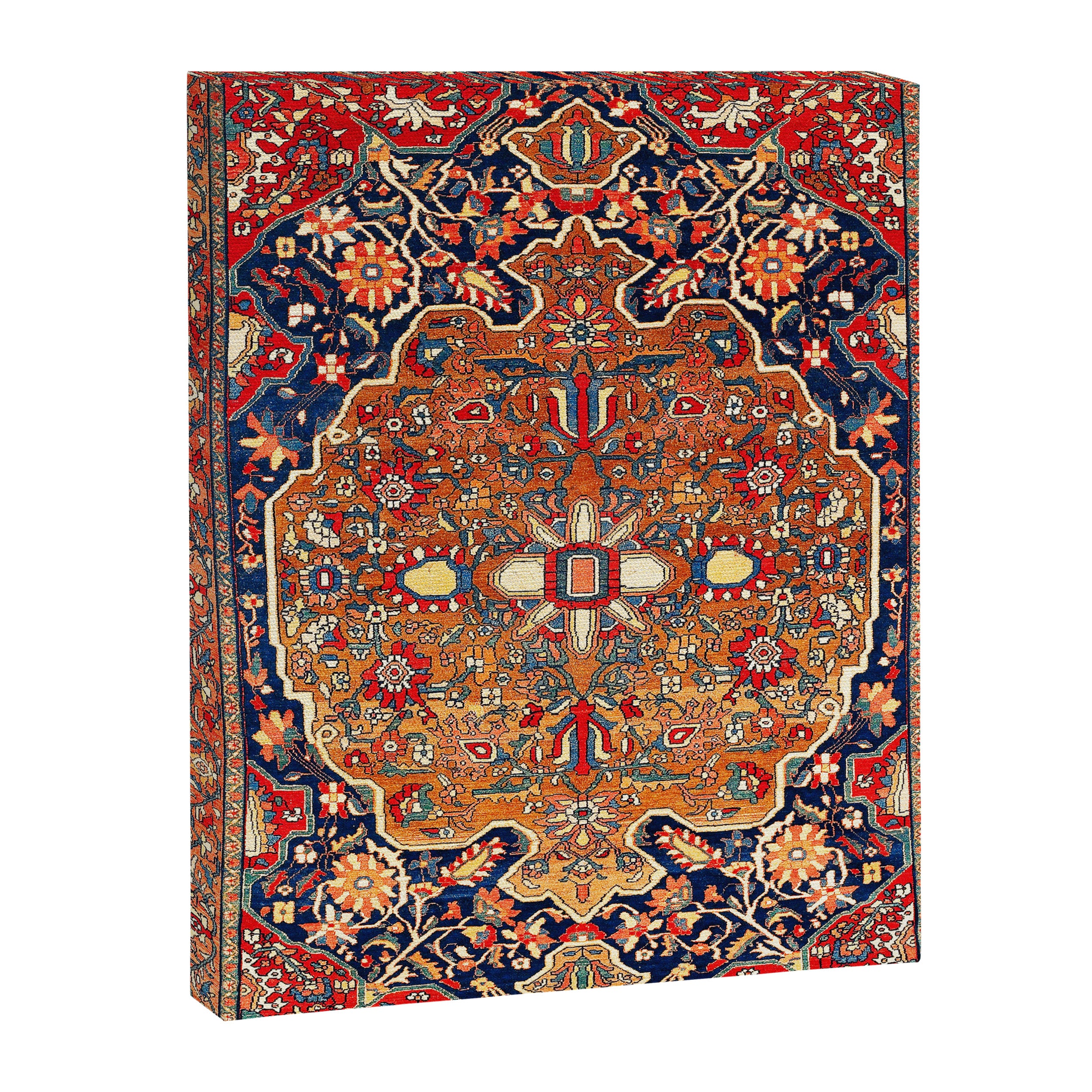 Sarough Farahan Arak West Persian Rug Print Canvas Print Gallery Image 6