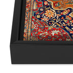 Sarough Farahan Arak West Persian Rug Print Framed Canvas Print Gallery Image 3
