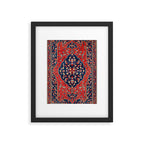 Sarough Farahan Arak West Persian Rug Print Framed Art Print Gallery Image 5