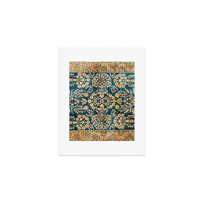Sarouk  Antique West Persian Rug Print Art Print Gallery Image 1