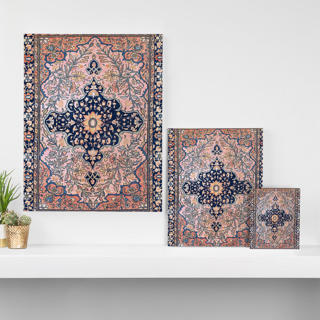 Sarouk  Antique West Persian Rug Print Canvas Print Gallery Image 3