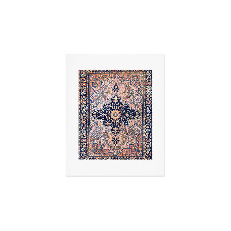 Sarouk  Antique West Persian Rug Print Art Print Gallery Image 1