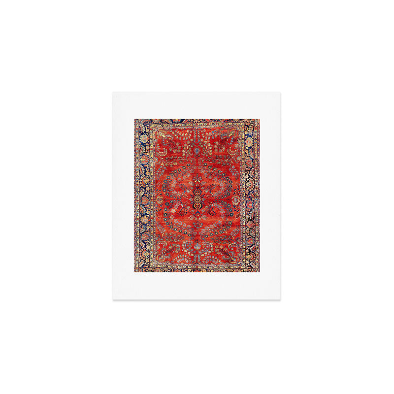 Sarouk Arak West Persian Carpet Print Art Print Gallery Image 1