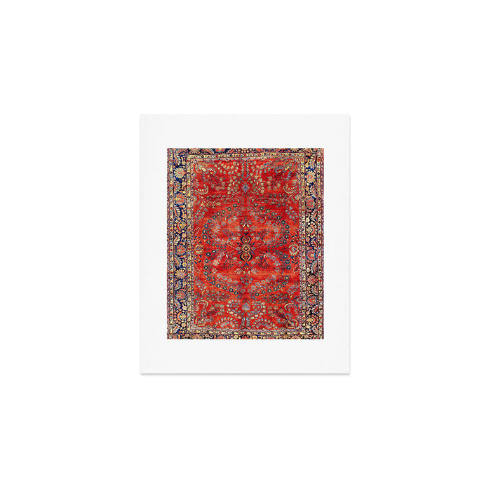 Sarouk Arak West Persian Carpet Print Art Print Gallery Image 1