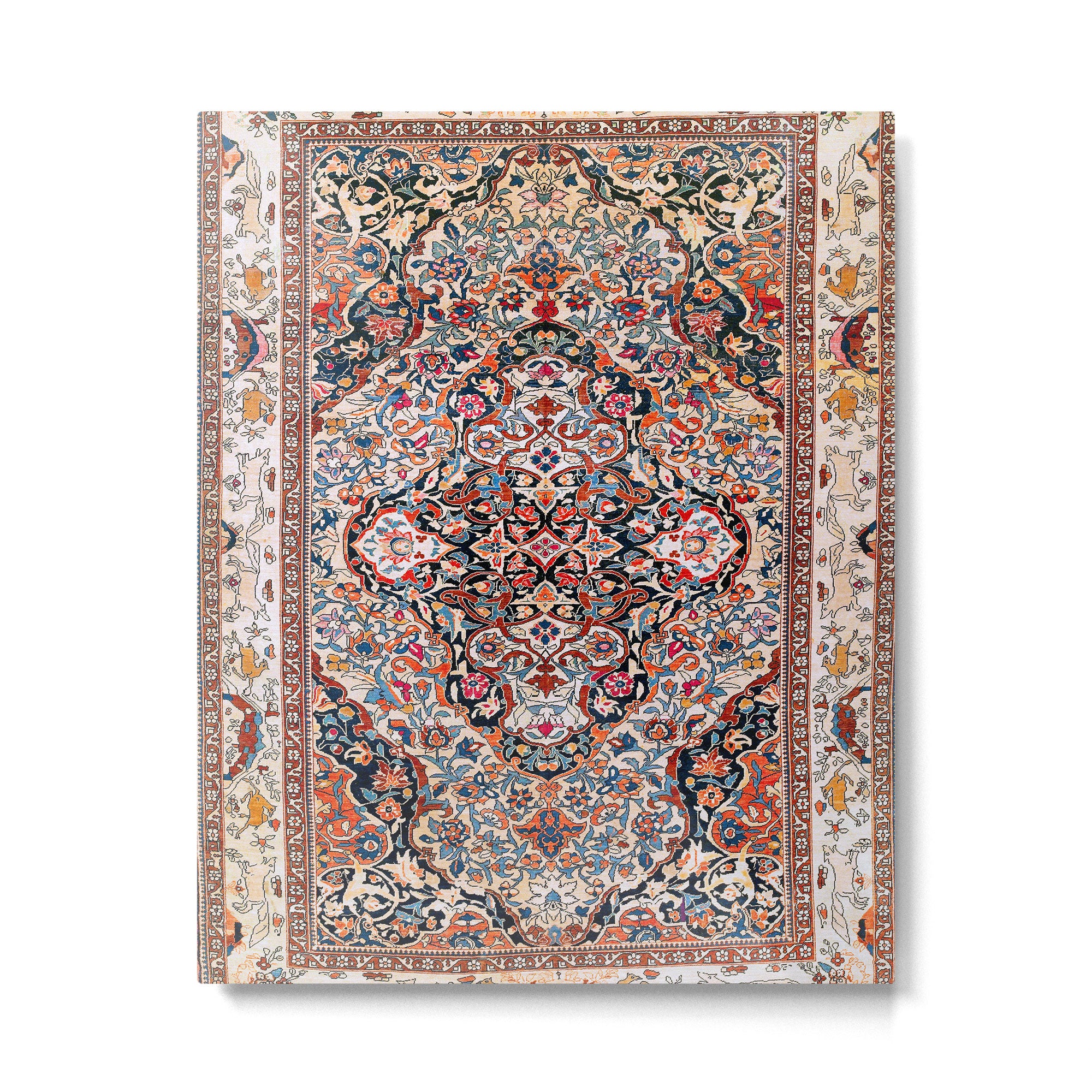 Sarouk Arak West Persian Rug Print Metal Print Gallery Image 4