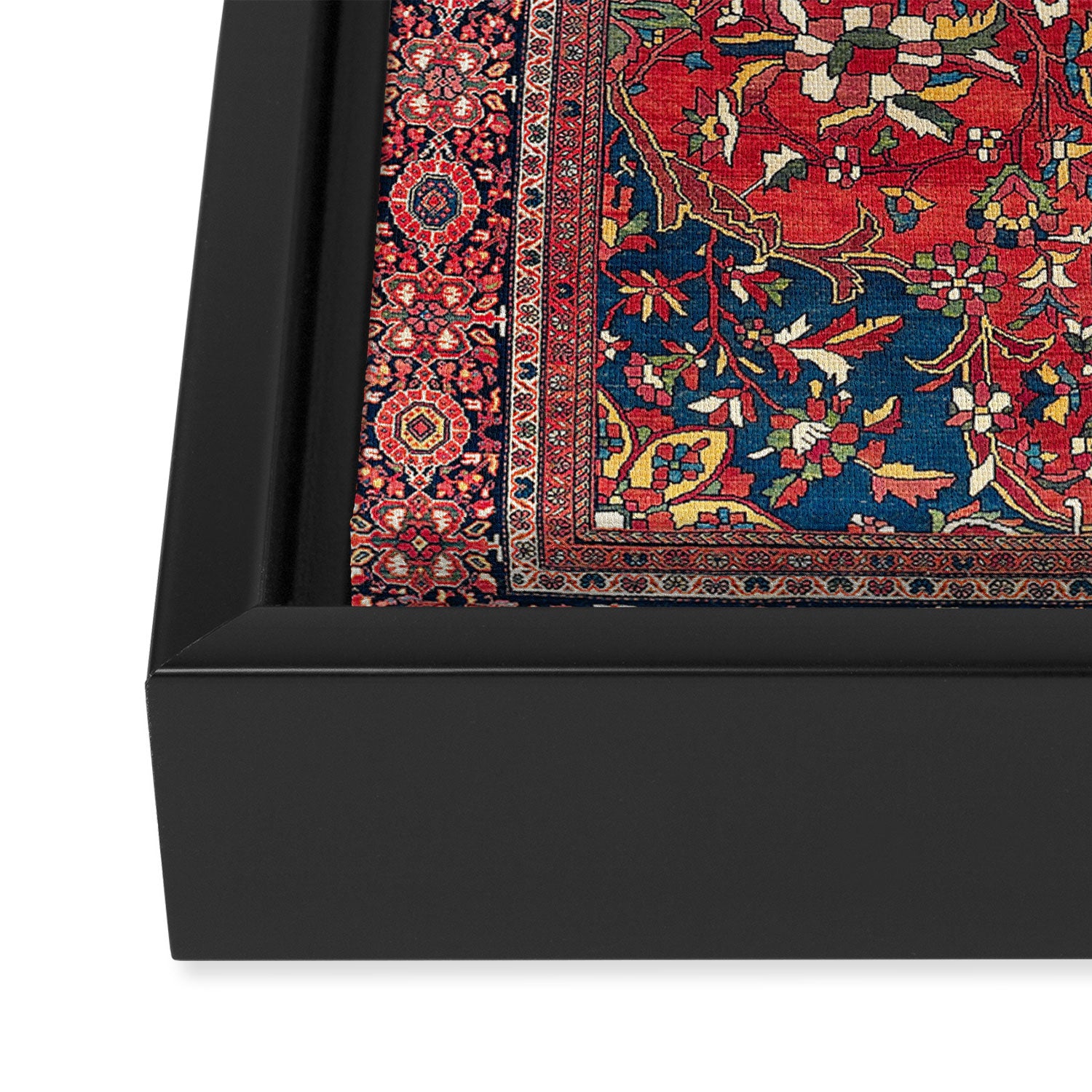 Sarouk Farahan Arak West Persian Rug Print Framed Canvas Print Gallery Image 3