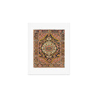 Sarouk Poshti  Antique South Persian Rug Print Art Print Gallery Image 1