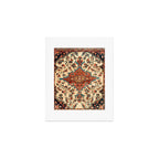 Sarouk Poshti West Persian Rug Print Art Print Gallery Image 1