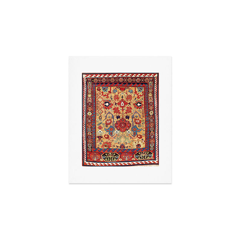 Sauj Bulag Azerbaijan Northwest Persian Rug Print Art Print Gallery Image 1