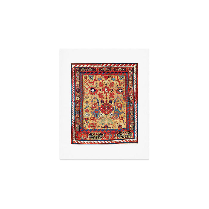 Sauj Bulag Azerbaijan Northwest Persian Rug Print Art Print Gallery Image 1