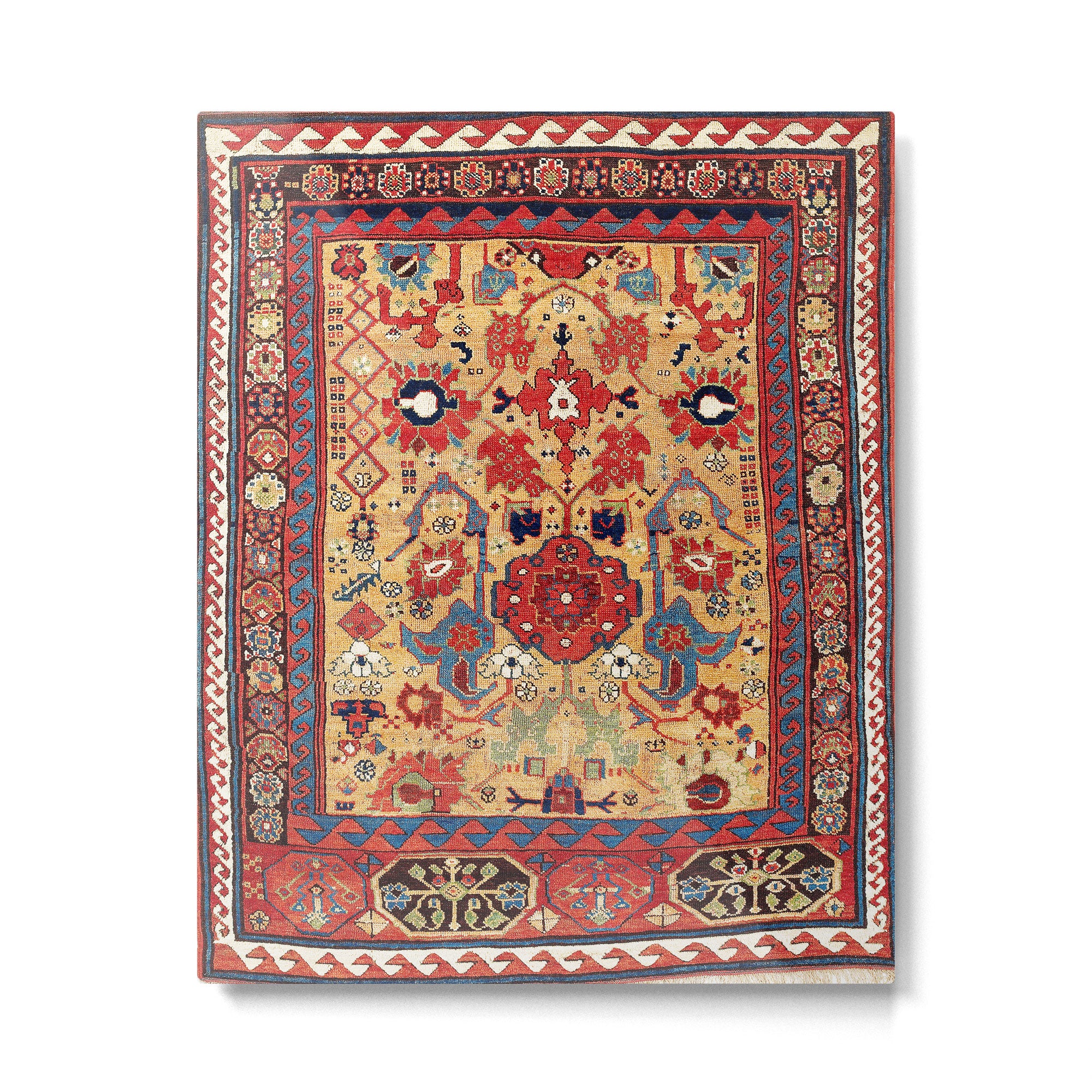 Sauj Bulag Azerbaijan Northwest Persian Rug Print Metal Print Gallery Image 4