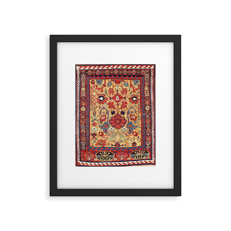 Sauj Bulag Azerbaijan Northwest Persian Rug Print Framed Art Print Gallery Image 5
