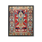 Sehna Kurdish Northwest Persian Rug Print Framed Canvas Print Gallery Image 3