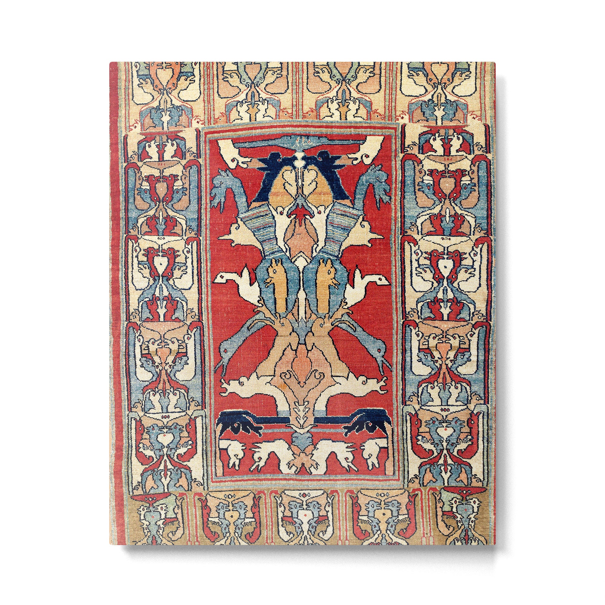 Sehna Kurdish Northwest Persian Rug Print Metal Print Gallery Image 4