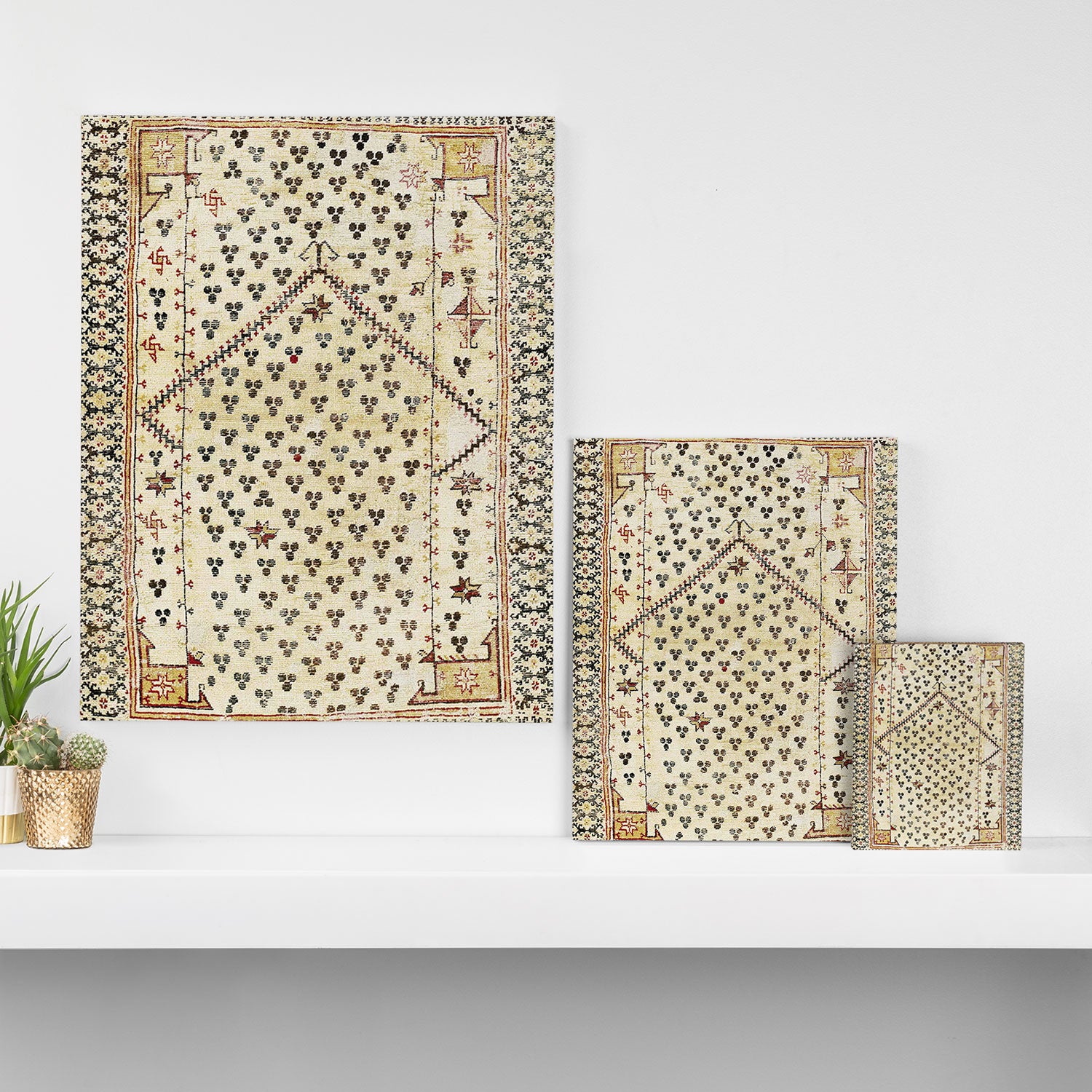 Selendi West Anatolia 16th Century Rug Print Canvas Print Gallery Image 3