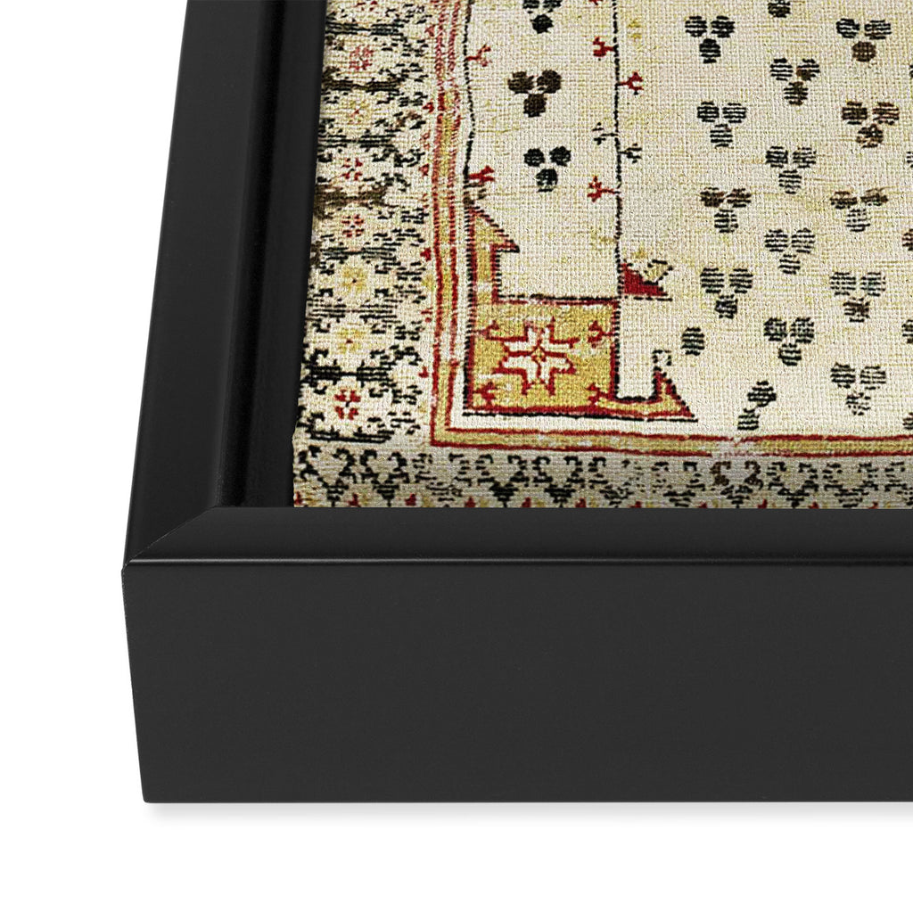 Selendi West Anatolia 16th Century Rug Print Framed Canvas Print Gallery Image 3