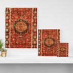 Seley 16th Century Antique Persian Carpet Print Canvas Print Gallery Image 3
