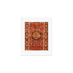 Seley 16th Century Antique Persian Carpet Print Art Print Gallery Image 1