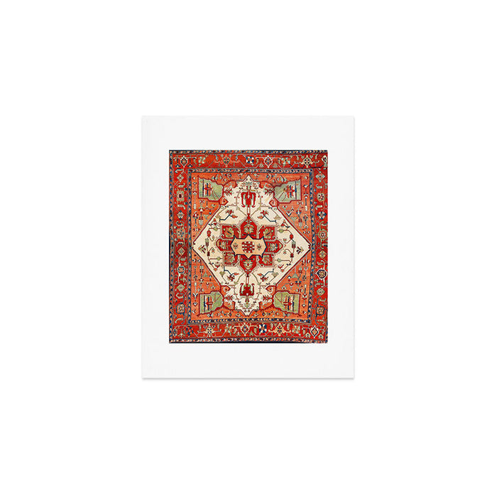 Serapi Azerbaijan Northwest Persian Rug Print Art Print Gallery Image 1