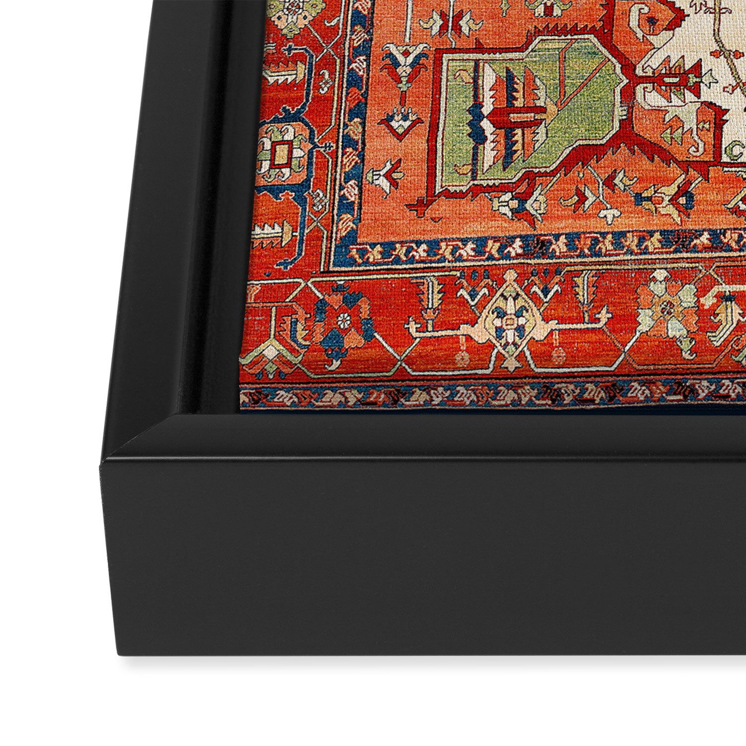 Serapi Azerbaijan Northwest Persian Rug Print Framed Canvas Print Gallery Image 3
