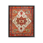 Serapi Azerbaijan Northwest Persian Rug Print Framed Canvas Print Gallery Image 6