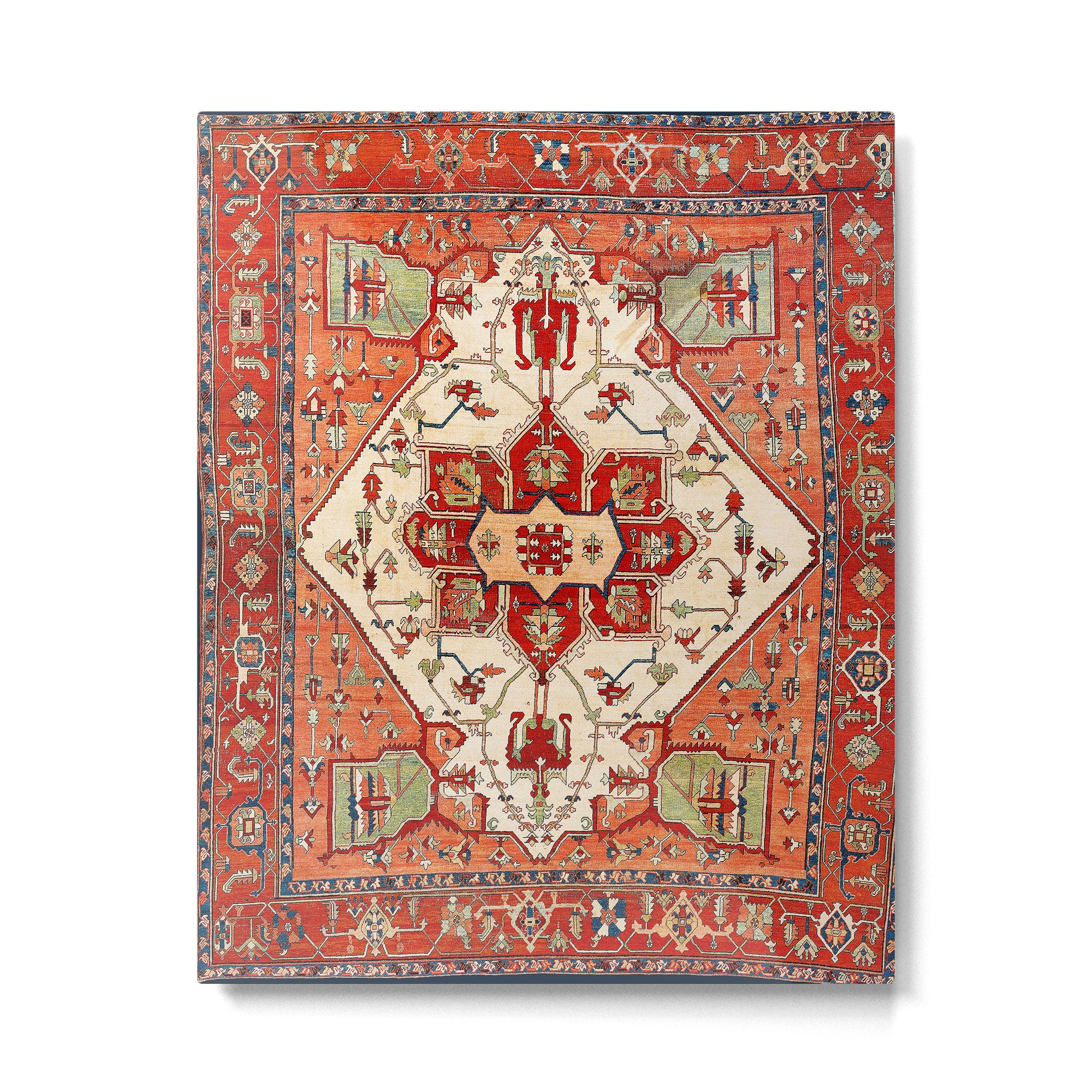 Serapi Azerbaijan Northwest Persian Rug Print Metal Print Gallery Image 4