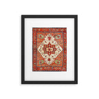 Serapi Azerbaijan Northwest Persian Rug Print Framed Art Print Gallery Image 5