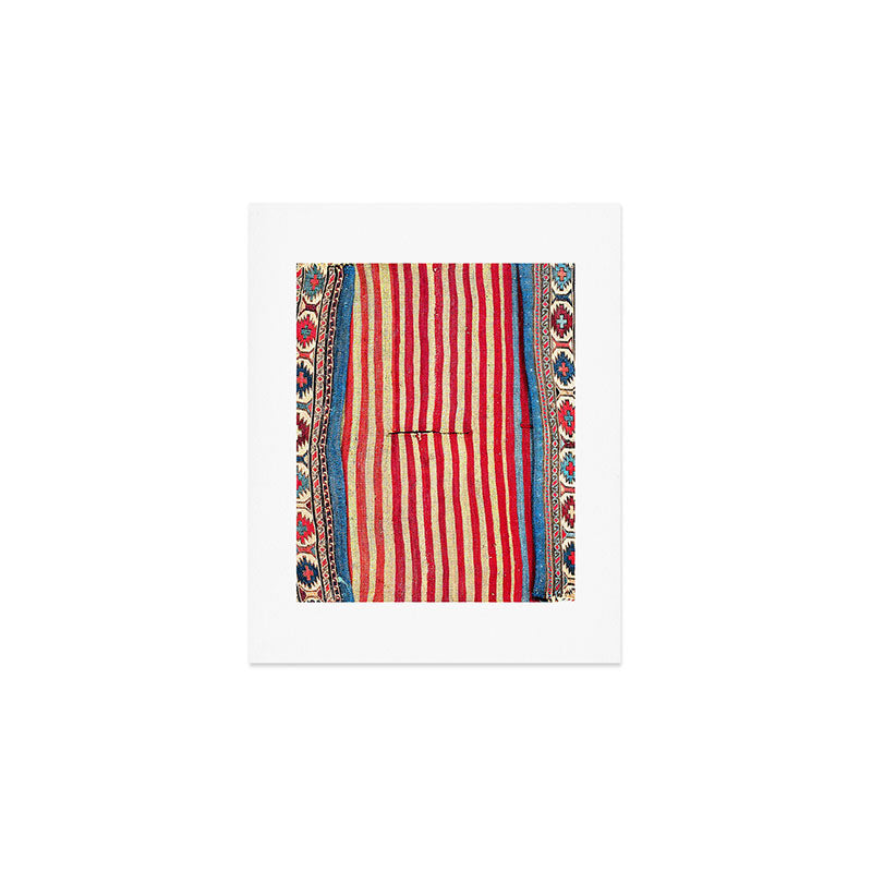 Shahsavan  Antique Azerbaijan Persian Khorjin Print Art Print Gallery Image 1