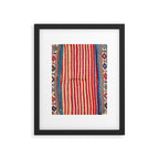 Shahsavan  Antique Azerbaijan Persian Khorjin Print Framed Art Print Gallery Image 4