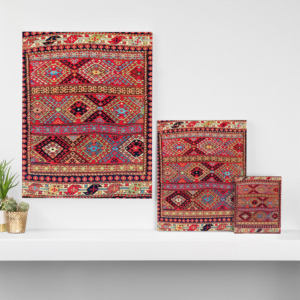 Shahsavan Azerbaijan Northwest Persian Bag Canvas Print Gallery Image 3