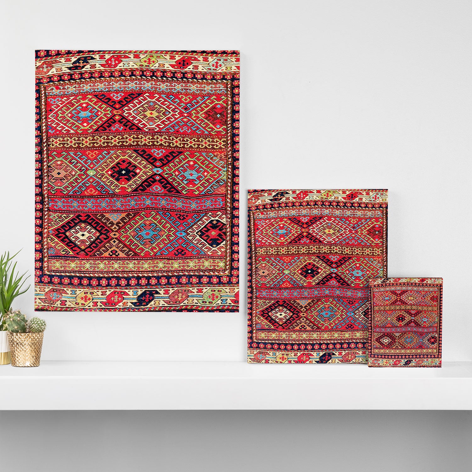 Shahsavan Azerbaijan Northwest Persian Bag Canvas Print Gallery Image 3