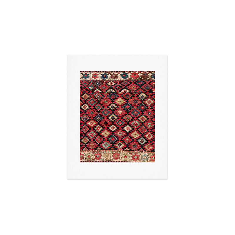 Shahsavan Azerbaijan Northwest Persian Bag Face Print Art Print Gallery Image 1