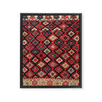 Shahsavan Azerbaijan Northwest Persian Bag Face Print Framed Canvas Print Gallery Image 3