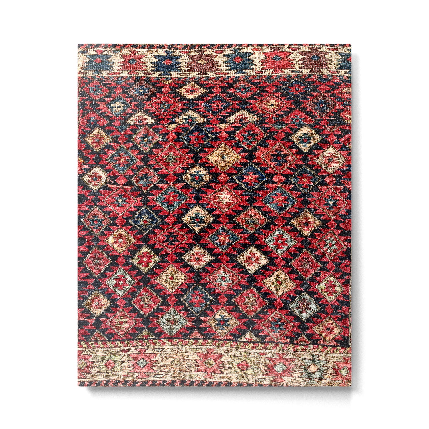 Shahsavan Azerbaijan Northwest Persian Bag Face Print Metal Print Gallery Image 6