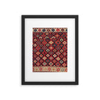 Shahsavan Azerbaijan Northwest Persian Bag Face Print Framed Art Print Gallery Image 6