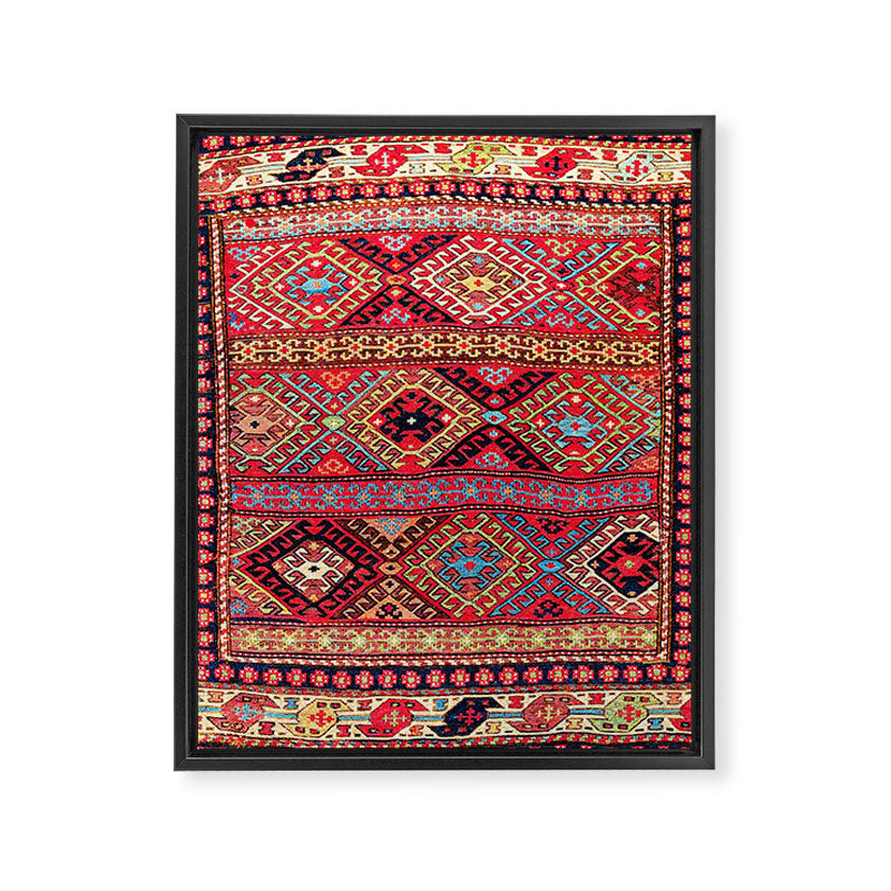 Shahsavan Azerbaijan Northwest Persian Bag Framed Canvas Print Gallery Image 3