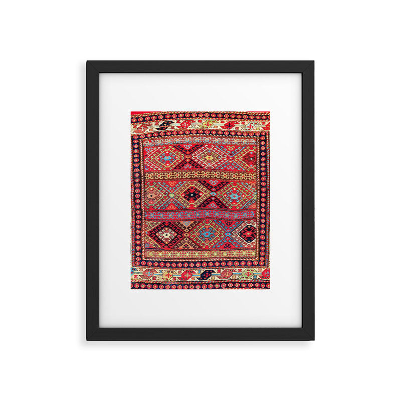 Shahsavan Azerbaijan Northwest Persian Bag Framed Art Print Gallery Image 6