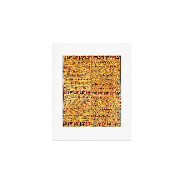 Shahsavan Moghan Southeast Caucasus Flatwoven Cover Print Art Print Gallery Image 1