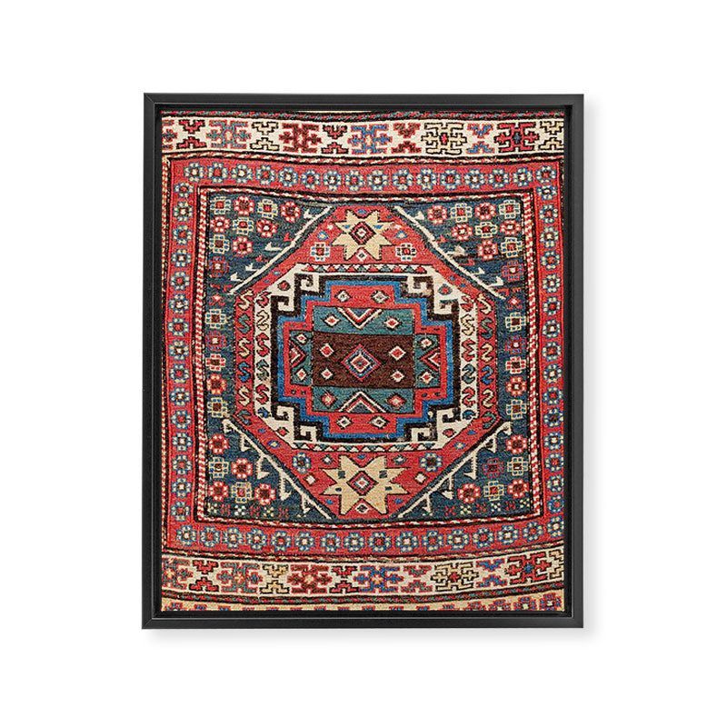 Shahsavan Sumakh Azerbaijan Northwest Persian Bag Print Framed Canvas Print Gallery Image 3