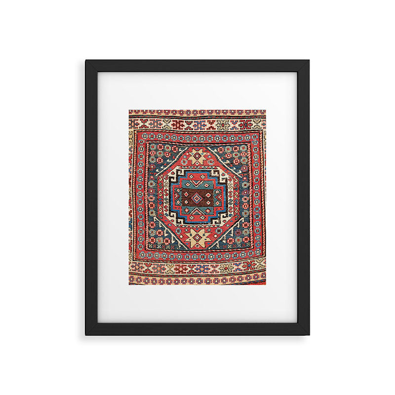 Shahsavan Sumakh Azerbaijan Northwest Persian Bag Print Framed Art Print Gallery Image 6