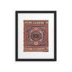 Shahsavan Sumakh Azerbaijan Northwest Persian Bag Print Framed Art Print Gallery Image 6