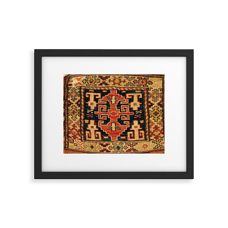 Shahsavan Sumakh Northwest Persian Azerbaijan Bag Print Framed Art Print Gallery Image 5