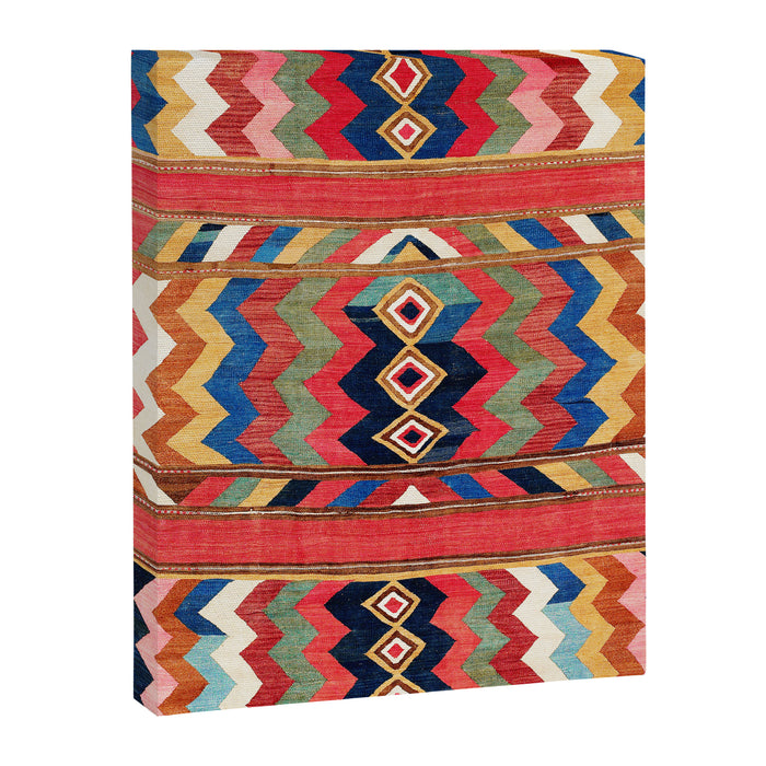 Shahsavan Varamin North Persian Kilim Print Canvas Print Gallery Image 1