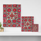 Shakhrisyabz Bokhara Uzbekistan Silk Embroidery Print Canvas Print Gallery Image 3