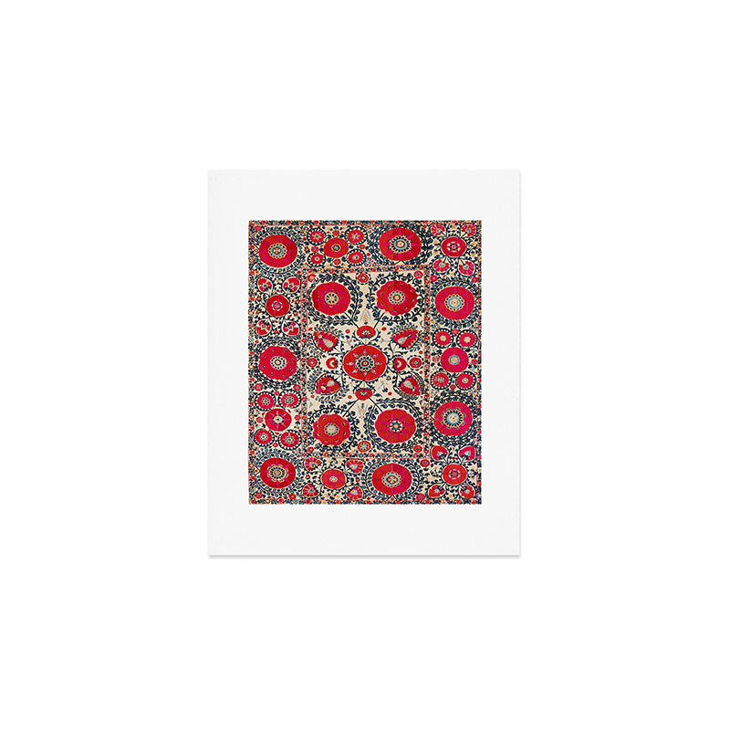 Shakhrisyabz Bokhara Uzbekistan Silk Embroidery Print Art Print Gallery Image 1